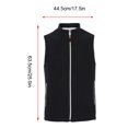 thumbnail image 4 of Electric Stand Collar Infrared Heating Vest, USB Power Supply, Washable Design, Three Gears Temperature Adjustable, Pockets for Outdoor Coat, 4 of 8