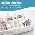 thumbnail image 2 of Cool Coolers by Fit + Fresh XL Soft Ice Packs for Lunch Bags & Coolers, Pina Colada Stripe, 2pk, 2 of 6