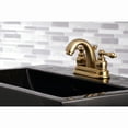 thumbnail image 4 of Kingston Brass KB5617AL Restoration 4 in. Centerset Bathroom Faucet, Brushed Brass, 4 of 5