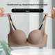 thumbnail image 4 of Sujetador fino de verano para mujer, busto pequeño recogido, Push Up, sin anillo de acero, antiflacidez, sin costuras, Tug War, otro Material, 4 of 5