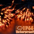 thumbnail image 4 of YNTVV-Halloween Lights Orange Lights, 50FT 200 Count Incandescent Connectable Fall Light, 120V UL Listed Waterproof Halloween Decorations for Autumn Indoor Outdoor Party Home Garden Yard Decor, 4 of 4