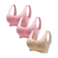 thumbnail image 2 of Tbopshirt Bras for Women,3-Pack Women Top Bra Wire Free Underwears Base Vest Style Sports Lingerie, 2 of 9