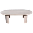 thumbnail image 2 of Bennett 58 in. Wood Coffee Table - Modern Elegance in Oak White Finish, 2 of 6
