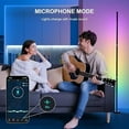 thumbnail image 3 of Corner Floor Lamp, Smart RGB LED Corner Lamp with Spotlight, 10 Million Colors Changing LED Floor Lamp with App Control, Music Sync Timer Mood Lighting for Living Room, Christmas Decoration, 3 of 10