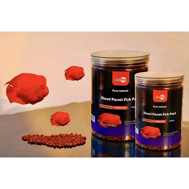 Parrot Fish Pellets Food ColorEnhancing Red Parrot Cichlid Fish Feed