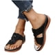 thumbnail image 4 of Zapatillas de cuña cómodas de verano para mujer, sandalias de playa informales de fondo grueso Wmkox8yii  ytu7080, 4 of 9
