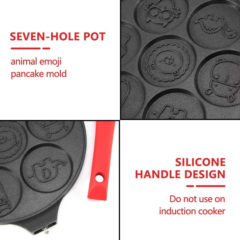Pancake Griddle Flip Cooker Pancake Maker, 7 Hole Pans Non-Stick Fried –  Goods Of Japan