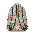 thumbnail image 3 of Pioneer Flower Floral Print Pattern Backpack for School, Cute School Bag with Adjustable Shoulder Straps and Padded Back, 15.3"x11"x7.1", 3 of 5