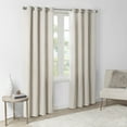 thumbnail image 4 of Madison Park Englewood Solid Dyed Grommet Top Window Panel in Natural 50x84", 4 of 6