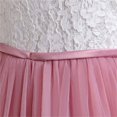 thumbnail image 3 of Pounoo Womens Evening Dresses Sleeveless Floral Embroidery Tulle Dress Bow Waist A Line Skirts Elegant Special Occasion Style (For Small Wearers) Gift, 3 of 9