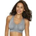 thumbnail image 1 of Hanes Womens ComfortFlex Fit Get Cozy Wirefree Bra, S, Light Grey Heather, 1 of 2