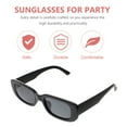 thumbnail image 2 of HORIALENCE 9Pcs Rectangle Sunglasses for Men and Women with UV Protection Pc Material Festival Parties, 2 of 8