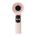 thumbnail image 2 of weibbin Handheld Mini Electric Fan Cream Wind High Speed Infinitely Adjustable Speed Portable Outdoor Small Fan, 2 of 8