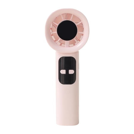 Adjustable Speed Mini Handheld Fan - High Speed Portable Cooling Fan With Digital Display & Type-C Charging