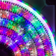 thumbnail image 3 of Serie Navideña Decorativa Luz Led Multicolor Importadora La Merced  700 Focos 8 Funciones Cable Transparente 31 m, 3 of 4