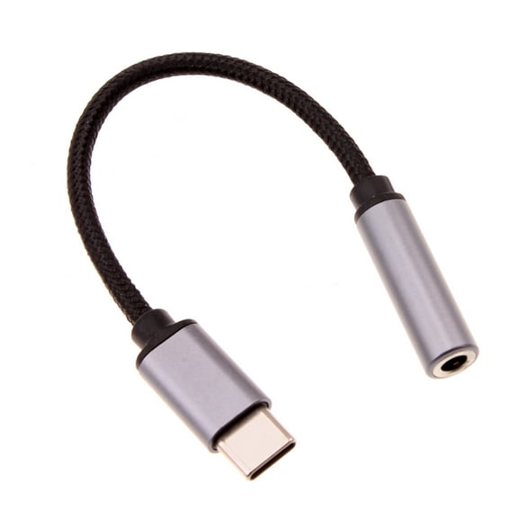 USB-C Earphone Adapter for Samsung Galaxy Z Fold7 - Headphone Audio Jack Port Converter 3.5mm Female to USB-C Male Adaptor Mic Support