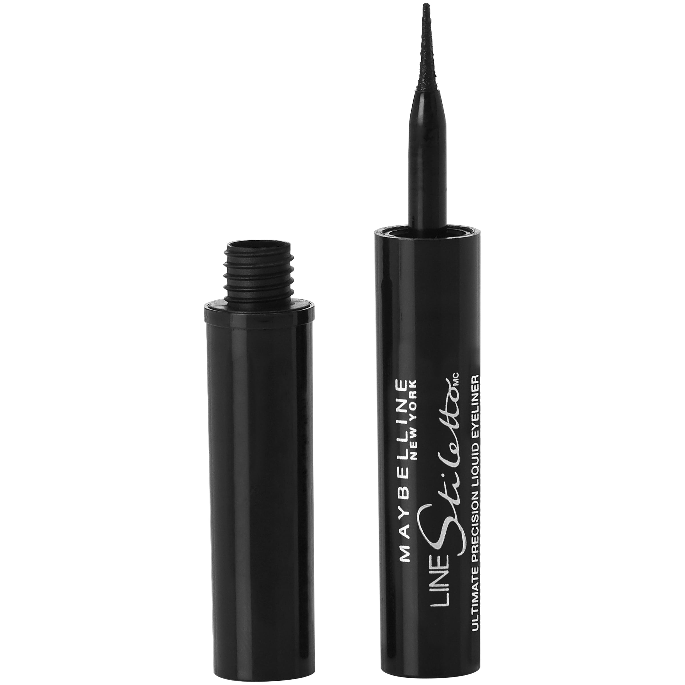  Maybelline Line Stiletto Ultimate Precision Liquid Eyeliner, Blackest ...