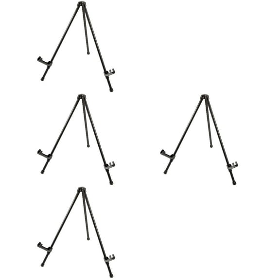 Masteelf 4pcs Tabletop Easel Iron Easel Painting Display Easel Foldable Easel Pictures Display Easel
