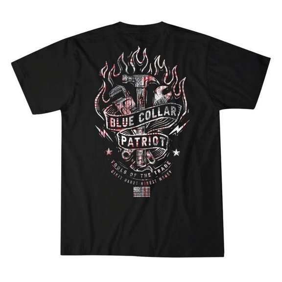 Howitzer Style Men's T-Shirt Blue Collar Tools MFG