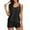 J-Black, variant on Xudanell Two-Piece Tankini Bathing Suits, T-Back Blouson Swim Tops Only With Boy Shorts,Water Sports, Beach Parties, And Spa Relaxation, Tankini Swimsuits For Women (J-Black,L)