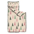 thumbnail image 2 of Beige Christmas Tree Pattern Toddler Nap Mats for Kids Preschool,50"x20" Sleeping Mat Bag or Kids,Toddler Sleeping Bag,Toddler Nap Mat or Daycare, 2 of 6