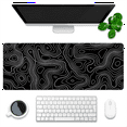 thumbnail image 5 of Desk Mat,Topographic Contour Extended Big Mouse Pad Computer Keyboard Mouse Mat with Non-Slip Base (31.5x11.8 In) C, 5 of 6