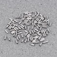 thumbnail image 1 of Minkissy 100 Pcs Cord Ends Metal End Cap Silver for Jewelry Making Projects Flat Clamps, 1 of 6
