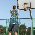 thumbnail image 5 of Honeii Dinosaur on the Beach Vacation print basktball shirt for men and women, Unisex basketball jersey for Theme party-X-Large, 5 of 6