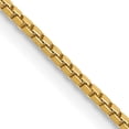 thumbnail image 3 of 14K Solid Yellow Gold 1.05mm Box Link Chain Necklace, 3 of 4