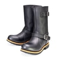 thumbnail image 5 of Milwaukee Leather MBM9066 Men's Antique Black Classic Engineer Motorcycle Riding Boots 10, 5 of 6