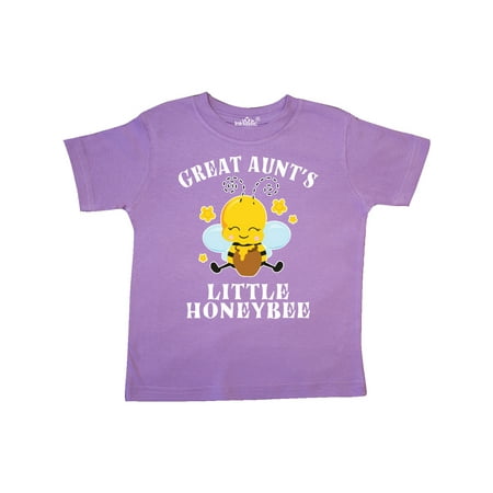 

Inktastic Cute Bee Great Aunt s Little Honeybee with Stars Gift Toddler Boy or Toddler Girl T-Shirt