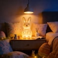 thumbnail image 3 of Easter Clearacne! Easter Cute Bunny Night Light, Cute Easter Rabbit, Bunny Lamp, Led Rabbit Easter Decor, Novelty Gifts, Rechargeable Light up Bunnies, Easter Gift for Ki-ds Women Men Bo-ys Gi-rls, 3 of 8