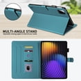 thumbnail image 4 of for Xiaomi Pad 7/7 Pro 2024/Xiaomi Pad 8/8 Pro 2025 11.2 inch Case, Rhombus Pattern Multiple Viewing Angles Stand Slim Folio Cover (Green), 4 of 6