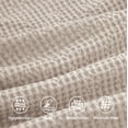 thumbnail image 4 of Juego de funda de edredón Bedsure, algodón, tamaño queen, 249 x 249 cm, color beige, 4 of 9