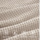 thumbnail image 4 of Funda de edredón de algodón con tejido gofrado, color beige, tamaño completo, 4 of 9