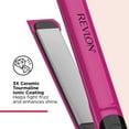 thumbnail image 2 of Revlon 1" Ceramic Flat Iron Hair Straightener, Black, 2 of 6