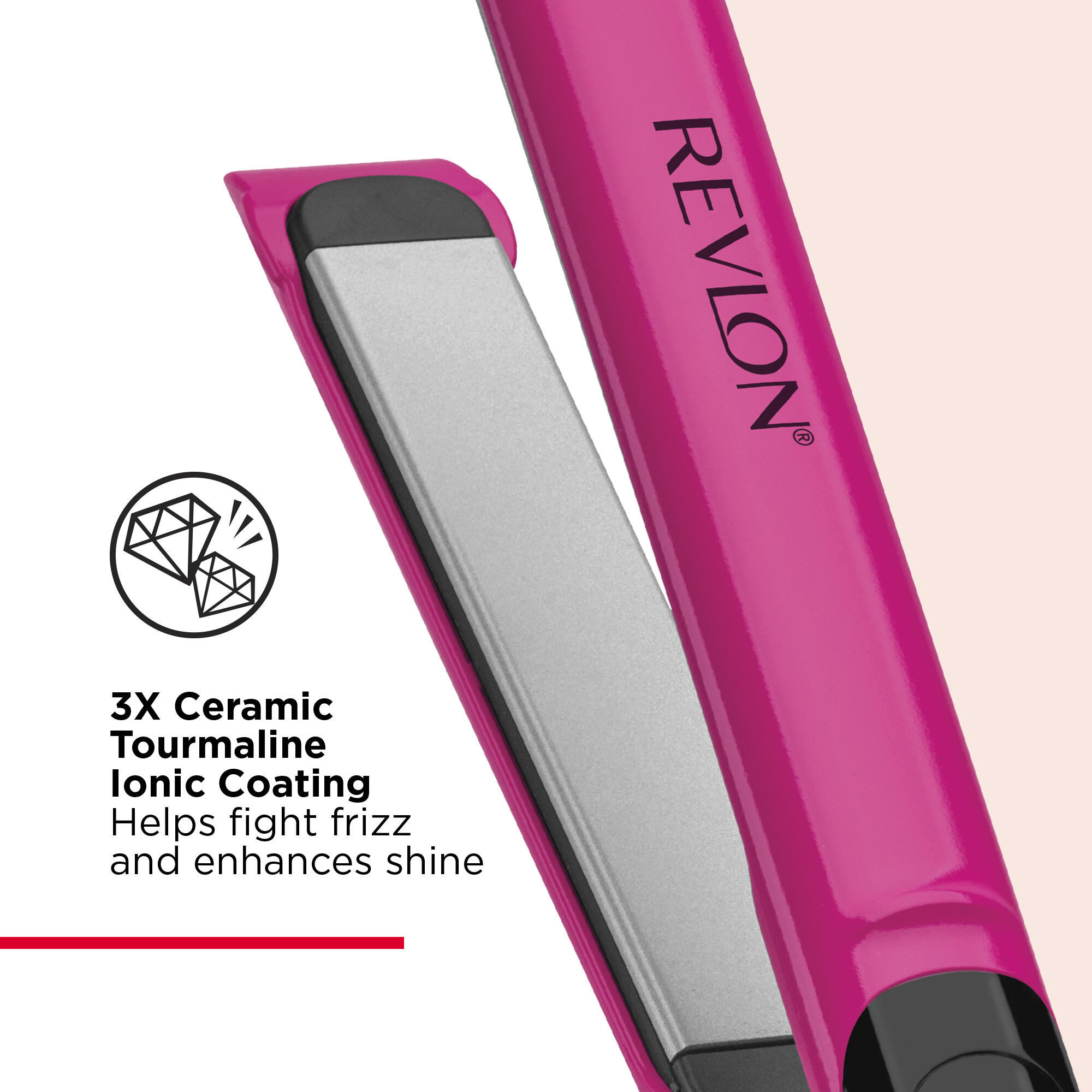 Revlon 1" Ceramic Flat Iron Hair Straightener photo 2