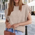 thumbnail image 2 of Afdoent Womens Blouses Tops For Women Trendy 2025 Casual Short Sleeve Spring Summer Pullover Shirts Sweaters Knit Tops Blouse Vacation Fashion Clothing 2026, 2 of 5