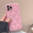 thumbnail image 5 of Water Ripple Glossy Case for iPhone 13 Pro Max Soft TPU Shockproof Camera Protective Back Cover for Women Girl Curly Wave Frame Phone Case for iPhone 13 Pro Max 6.7 Inch Pink, 5 of 8