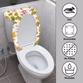 thumbnail image 3 of HELLHERO Toilet Dust Cover Set 2 Pack Stretch for Gift Soft Toilet Lid Dust Cover Set, Christmas Gingerbread Tree Pattern, 3 of 4