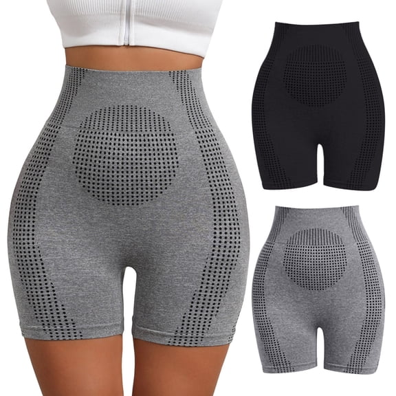 Gyexs Viresta Shaping Shorts, Viresta Ion Shaping Shorts, Athletic Gym Booty Running Yoga Short Black, Size S