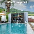 thumbnail image 5 of SYLVOX Outdoor TV, 75" Google TV with Dobly Atmos, Google Assistant, 4K 2000nits Full Sun Outside Television, IP55 Waterproof for All Weather (Pool Pro 2.0 NEW), 5 of 13