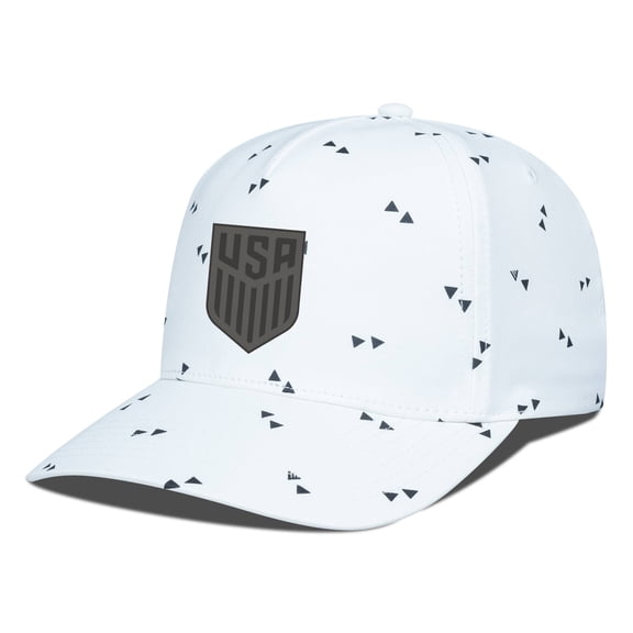 Men's Levelwear White USMNT Scatter Adjustable Hat
