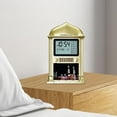 thumbnail image 6 of Calendar Alarm Clock Ramadan Gift Battery Operated Wall Mounted Alarm Clock golden, 6 of 8