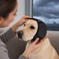 thumbnail image 5 of Pet Grooming Accessories, Dog Ear Muffs Noise Protection, Ear Protection for Dogs, Waterproof Ear Covers for Dogs, Medium Size 14X19 In, Dark Blue, with Acoustic Insulation Sponge, 5 of 7