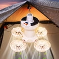thumbnail image 4 of Dalxymotic Portable Solar Camping Fan Light, Outdoor Camping Solar Fan Light, Portable Solar Charging Fan with Remote, Outdoor Camping Fan for Home, Shop, Tent, Patio, Yard, 4 of 7