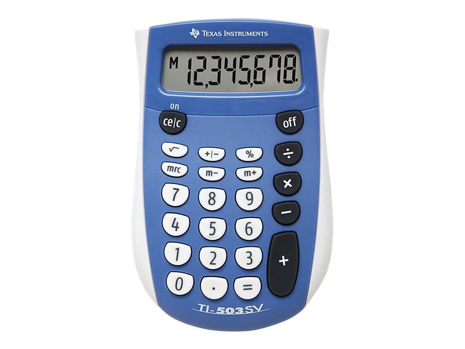 Texas Instruments, Display Calculator, TI-503SV, 2 5/8 x 4 3/8
