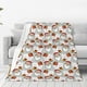thumbnail image 1 of Balery Christmas Santa Claus Manta de Felpa Suave y Acogedora – Cobija de Franela Aterciopelada para Cama, Lavable y Cálida para Sofá, Mascotas, Transpirable-40"x30", 1 of 7