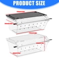 thumbnail image 3 of High Ventilation Reptiles Terrariums For Small Pet Clear Easy Monitoring Design Small Pet Habitat Enclosure Box, 3 of 9