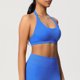 thumbnail image 4 of Sujetadores Deportivos para Mujeres Soporte Alto Busto Grande de Color Sólido Sujetador de Punto sin Costuras de Yoga, Cuello Colgante Diseño de Espalda para el Gimnasio, 4 of 9